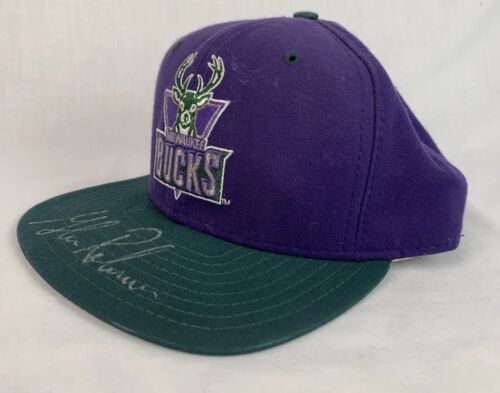 Vintage Milwaukee Bucks Mütze Snapback NBA Basketball New Era Cap signiert 90er - Bild 3 von 10