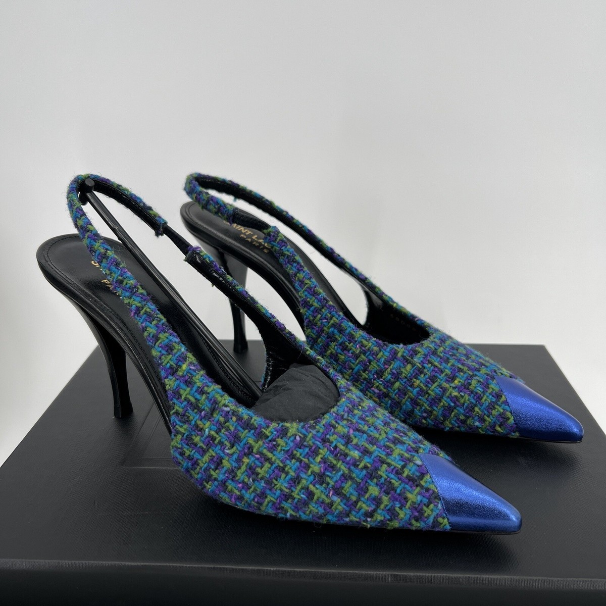 saint laurent tweed pumps