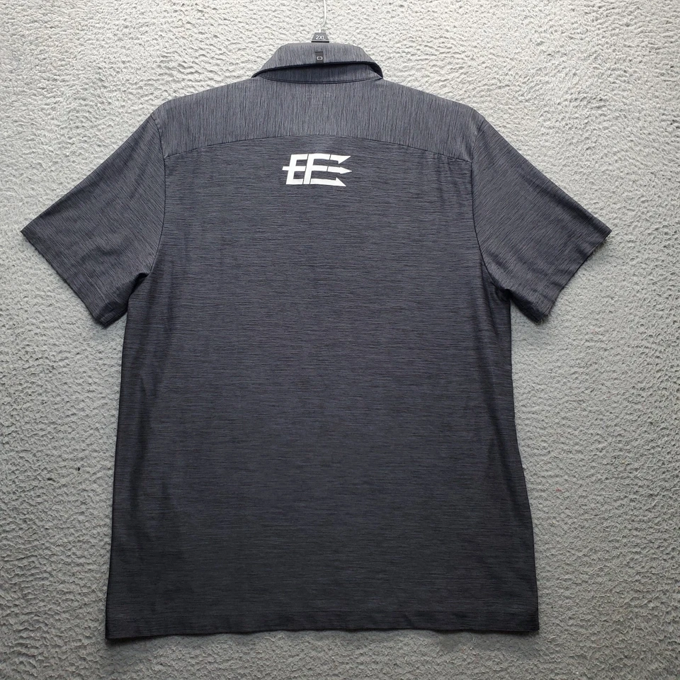 Camisa Polo OGIO Para Hombres Grande Gris Tinte Espacial Golf Rendimiento Manga Corta Popover Foto 2 de 4
