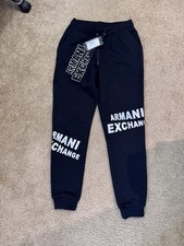 Armani Exchange A X Women  s Small Cotton-Elastane Track Pants Sweatpants NWT