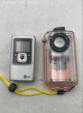 Flip Video Silver Black Pocket Camcorder