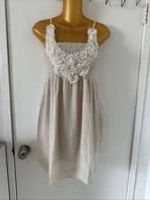 SALE 3 for $20 Beach Beige Dress Summer Size Small
