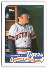 1989 Topps #193 Sparky Anderson Detroit Tigers
