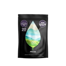 PiPi Tea Organic Oolong Tea Bags - Whole Leaf, 20 Bags 4g Each - Cortisol Ca1