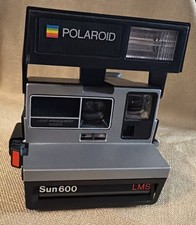 Vintage Polaroid Sun 600 LMS Instant Film Camera 1980s Retro
