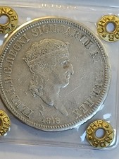 FERDINANDO I DI BORBONE PIASTRA 120 GRANA 1818 BB+