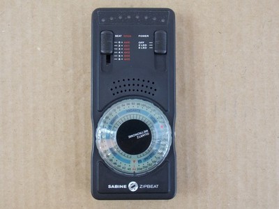 Sabine Zipbeat Digital Quartz Electronic Music Metronome 6000 with Stand. Tested
