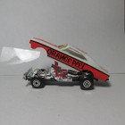 OLD DIECAST LESNEY MATCHBOX SUPERFAST NO. 74 ORANGE PEEL FUNNY CAR HONG KONG