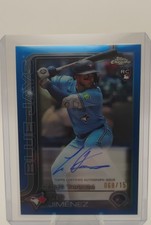 2025 Topps Chrome Update Series - Rookie Debut Autographs Leo Jimenez...