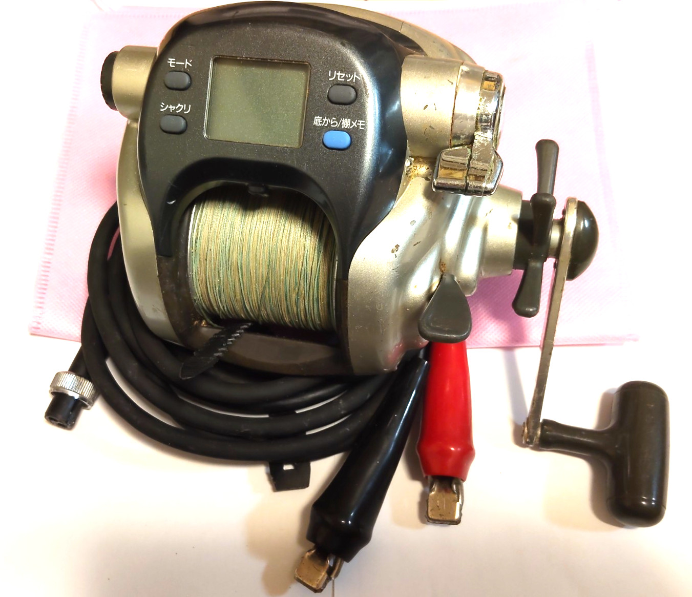 DAIWA Super Tanacom-S 600W Electric Fishing Reel Power Cord manual excellent