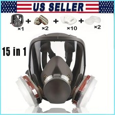 1 Set Chemical Mask 6800, Dust Mask, Gas Mask Full Face Respirator/Paint Mask