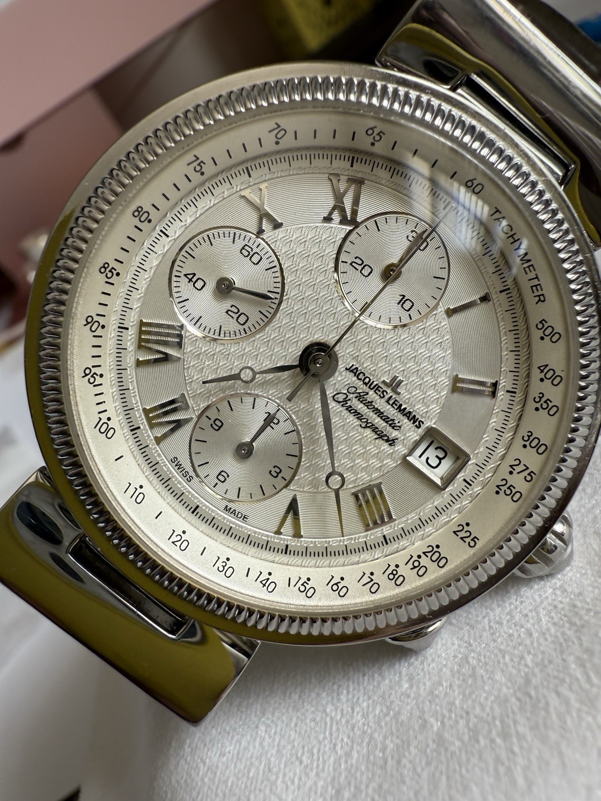 Rare Jacques Lemans Automatic Chronograph Luxury … - image 4