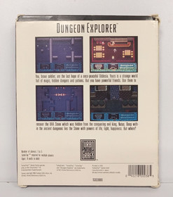 Dungeon Explorer (TurboGrafx-16, 1989) CIB Complete In Box, *BOX COND*