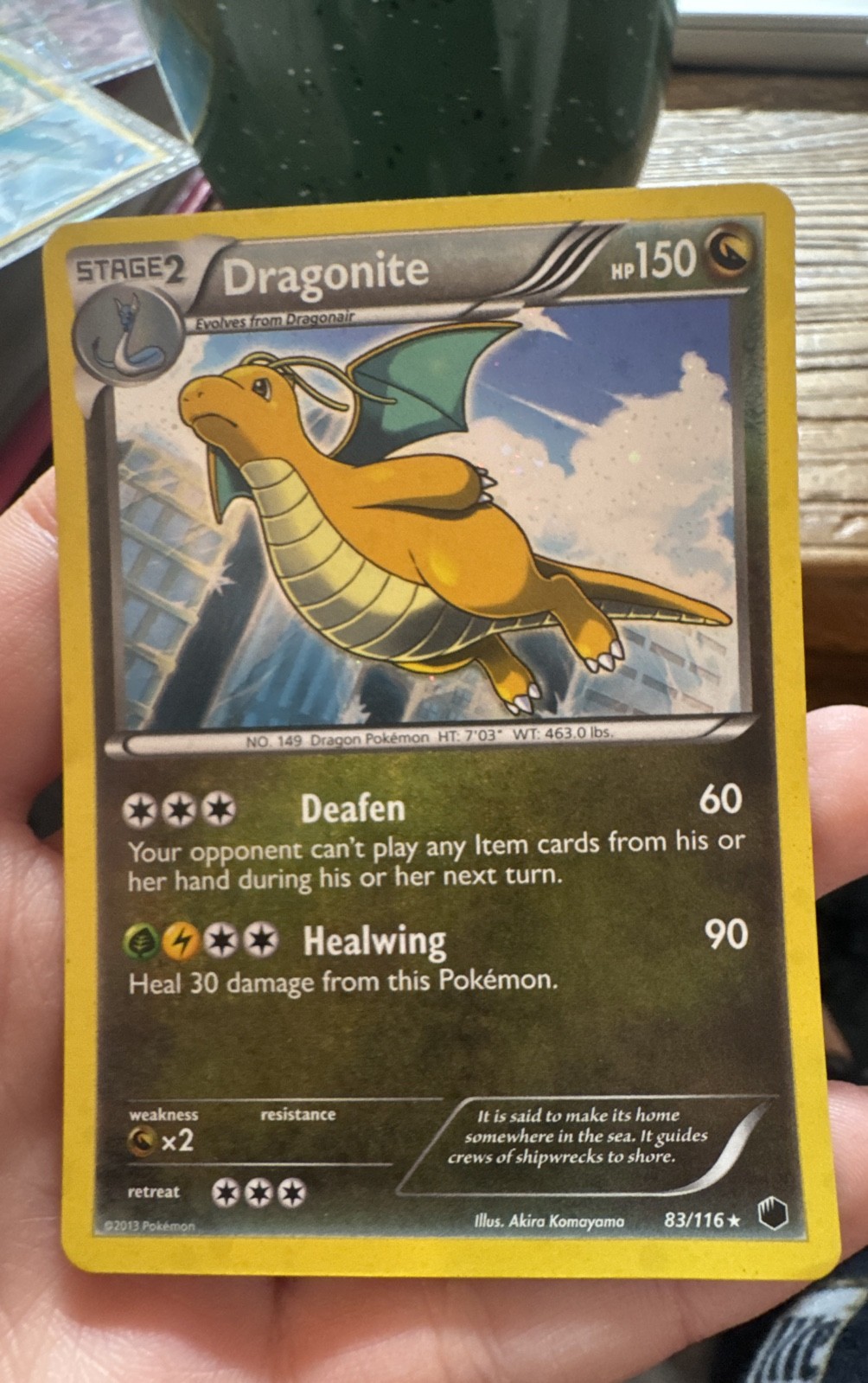 Dragonite 83/116 Plasma Freeze Holo