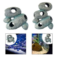 Aquarium Hideaway Rock Hide Cave Underwater Ornaments Play Simulation Hideout