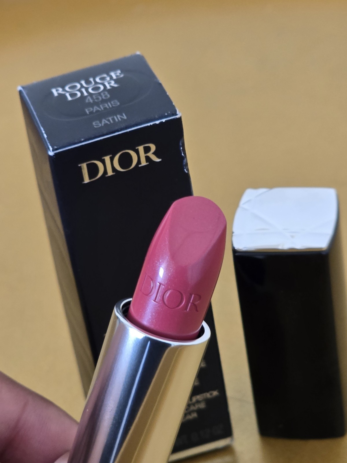 Dior Rouge Couture Satin Lipstick 458 PARIS satin 💯 AUTHENTIC FULL SIZE