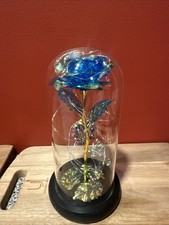 LED Eternal Rose In Glass Dome