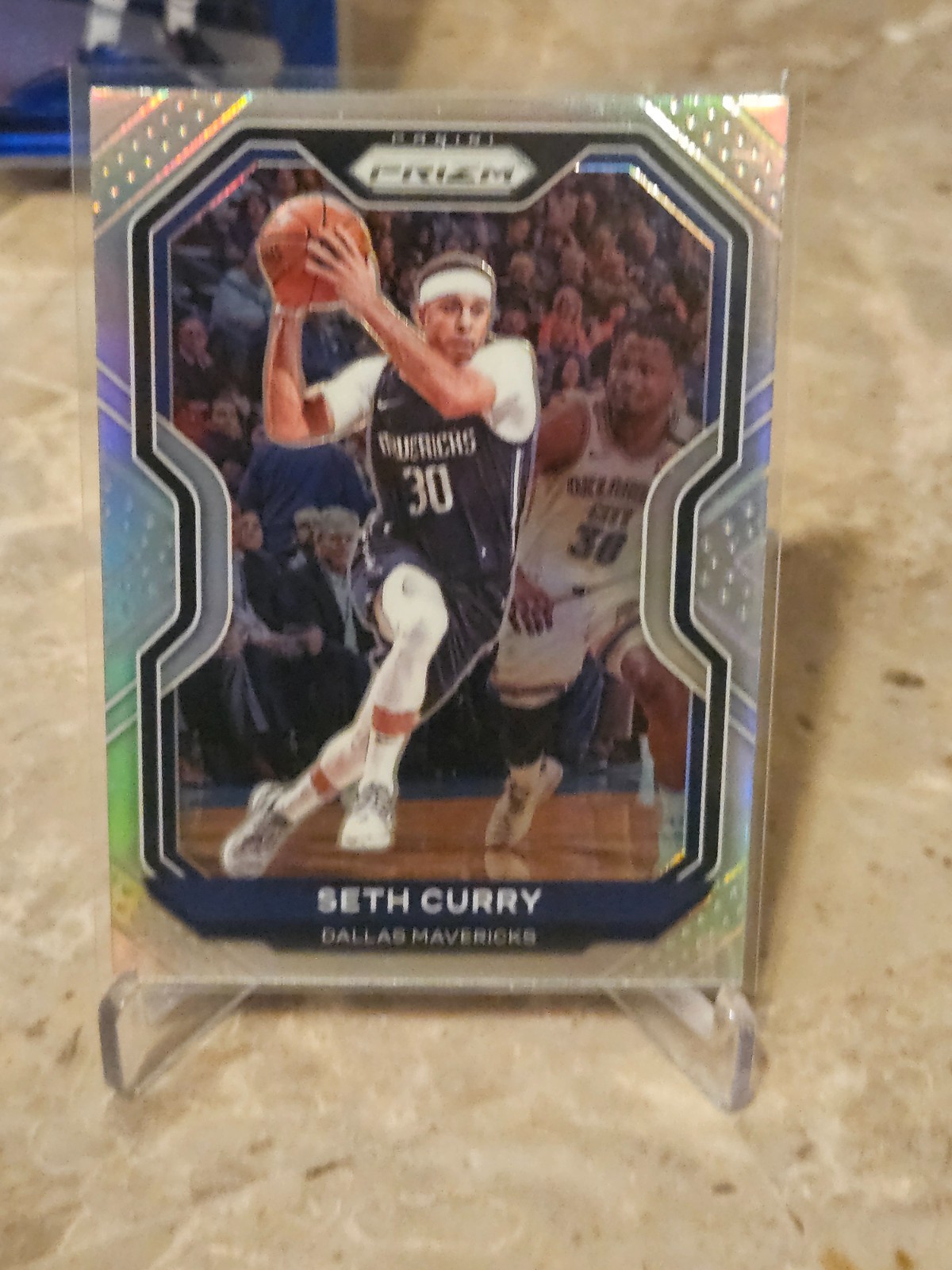 2020-21 Panini Prizm Prizms Silver #194 Seth Curry Mavericks