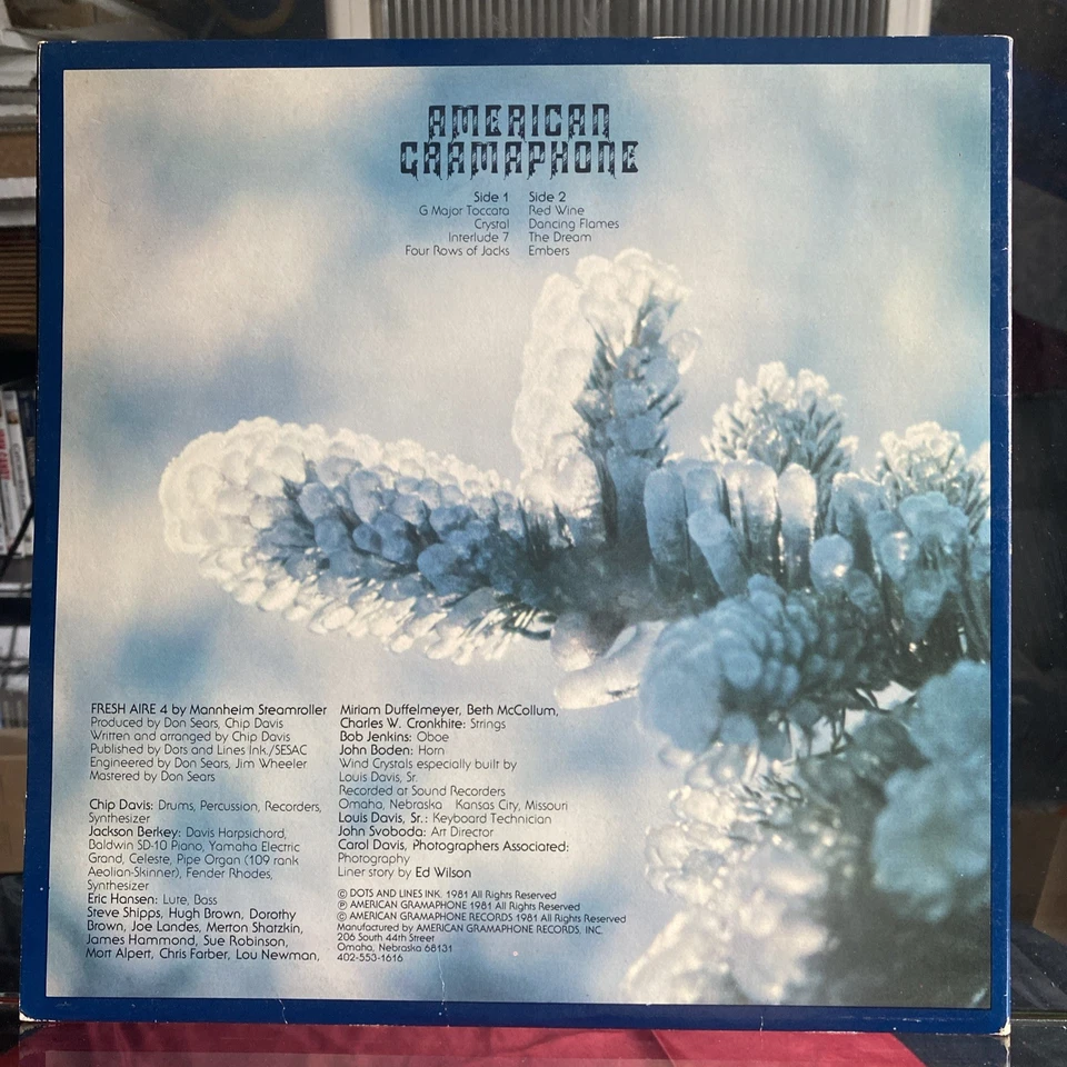 🎅🏼 Mannheim Steamroller - Fresh Aire 4 (1981, Vinyl LP) *CHRISTMAS* - Image 2 of 4