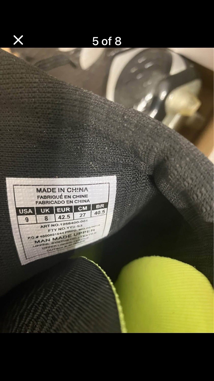 Under Armour Men's Highlight MC Football Cleats, Black, Size 9 thumbnail 5