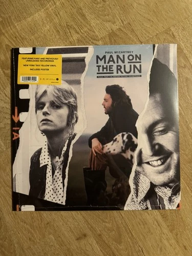 PAUL MCCARTNEY & WINGS MAN ON THE RUN NY TAXI CAB YELLOW VINYL THIRD MAN RECORDS