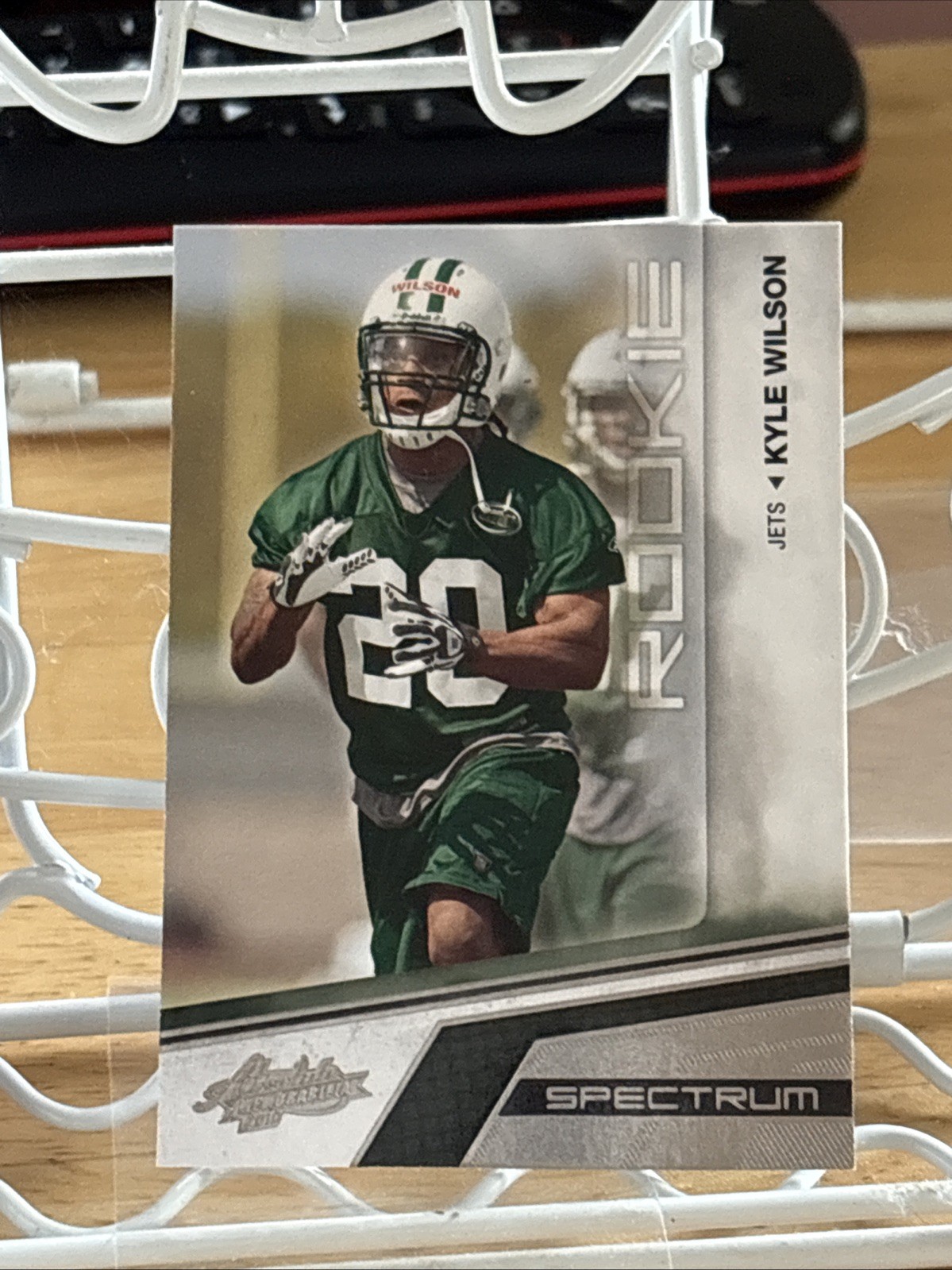 2010 Panini Absolute Memorabilia Spectrum Silver/50 Kyle Wilson Rookie Rc! jets