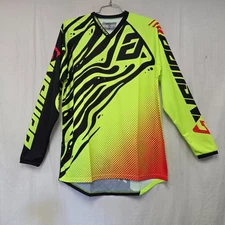 Answer Racing ANSR Syncron Off-Road Bike Jersey Flo Yellow/Blue Large DISPLAY