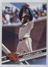 2017 Topps Father's Day Powder Blue /50 Johnny Cueto #199 0b0
