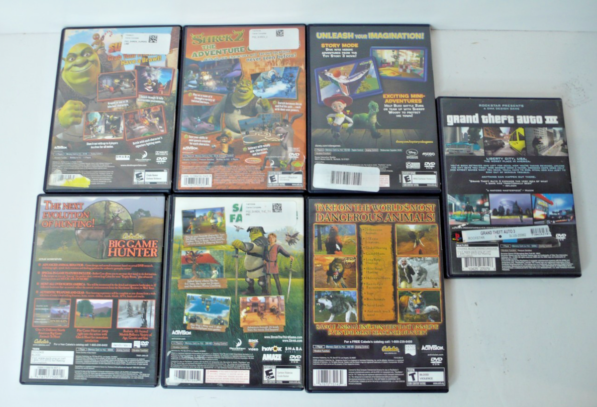 Sony PlayStation 2 games lot of 7 excellent condition Original