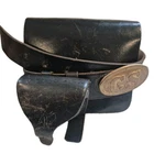 Reproduction Civil War Confederate Cartridge Box w/Strap - Ammo Pouch - CS
