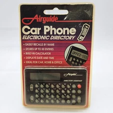 Electronic Directory AirGuide Car Phone Electronic Directory 4110 NOS Sealed