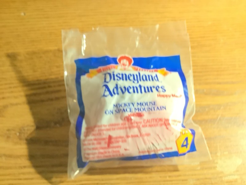 McDonald's Happy Meal Toy Disneyland “Mickey Mouse On Space Mountain” #4
