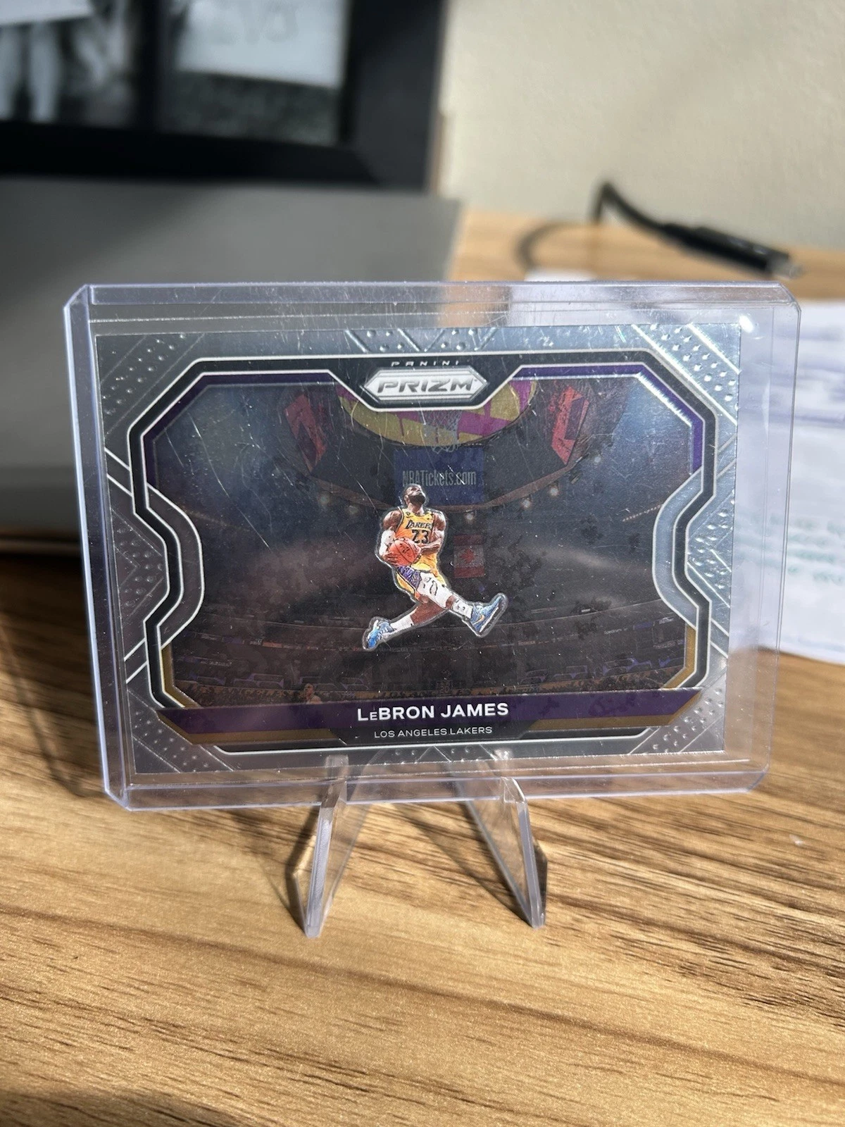 Lebron James trading card