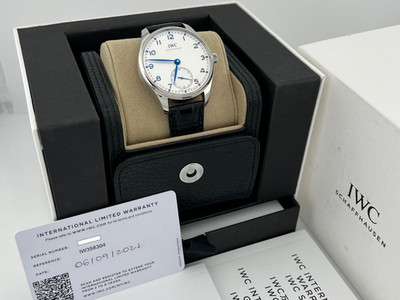 IWC Portugieser Automatic 40.4 IW358304 40.4mm White Dial Box Papers