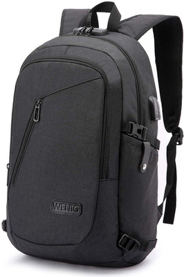 Anti-Theft Slim Laptop Backpack with USB Port & Water Resistance for 15.6'' Lapto