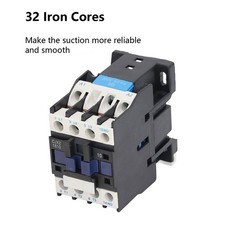 _220V 18A AC Contactor Normally Open Electric Contactor Silver Alloy Contact