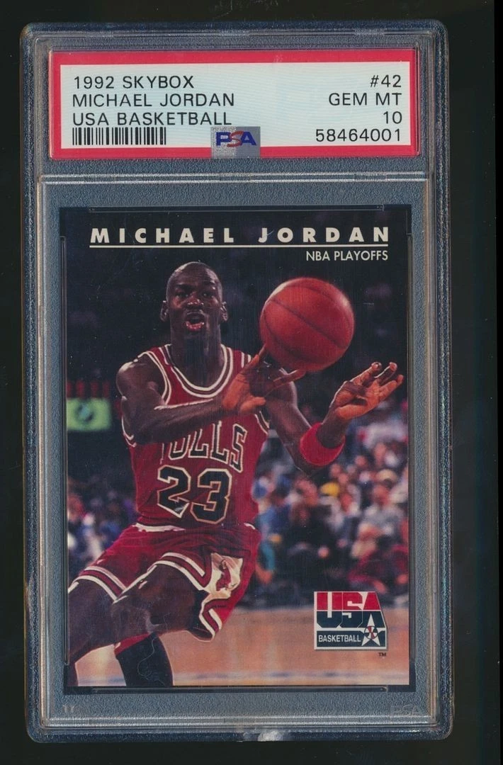 Michael Jordan PSA 10 Graded Basketball Trading Cards for sale | eBay