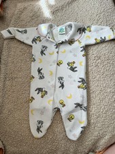 Vintage Looney Tunes Baby Sleeper premie Newborn Bugs Bunny Tweety Bird