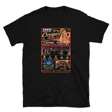 1969 Mercury Cougar Xr-7 T-shirt 428 Cobra Jet Classic Muscle Car Vintage Style