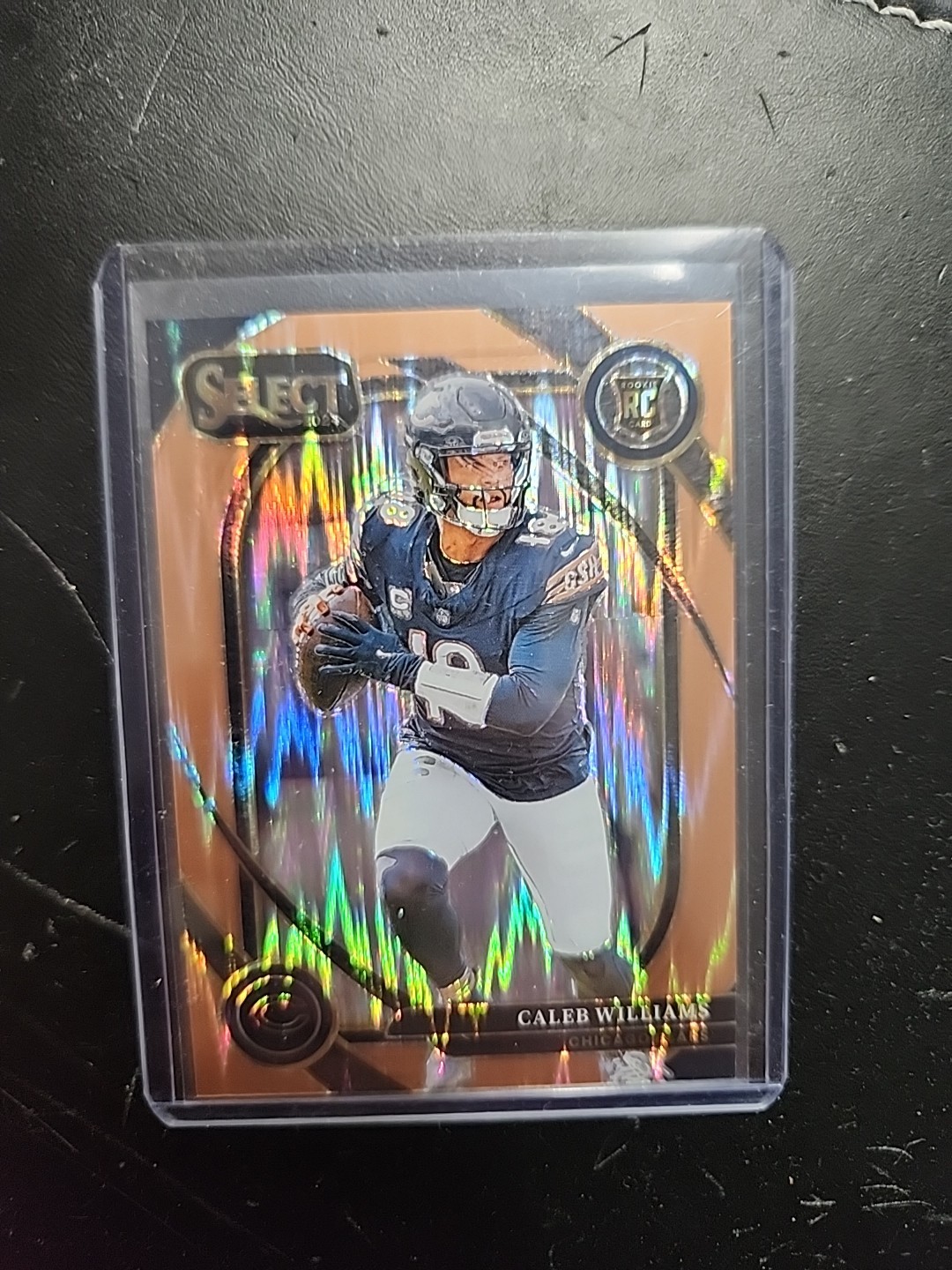 2024 Panini Select - Concourse Caleb Williams #25 Copper Shock Prizm /299 (RC)