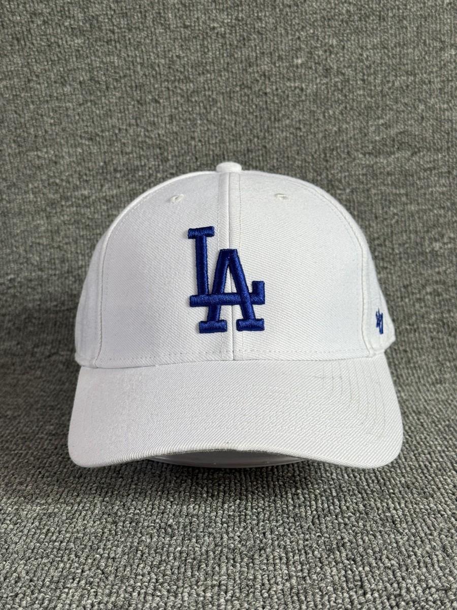 '47 Brand Los Angeles Dodgers MLB Dad Hat Strapback White Blue Cap