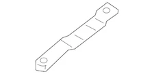 Genuine Nissan Rear Floor Pan Rear Bracket G45D2-3JAMB