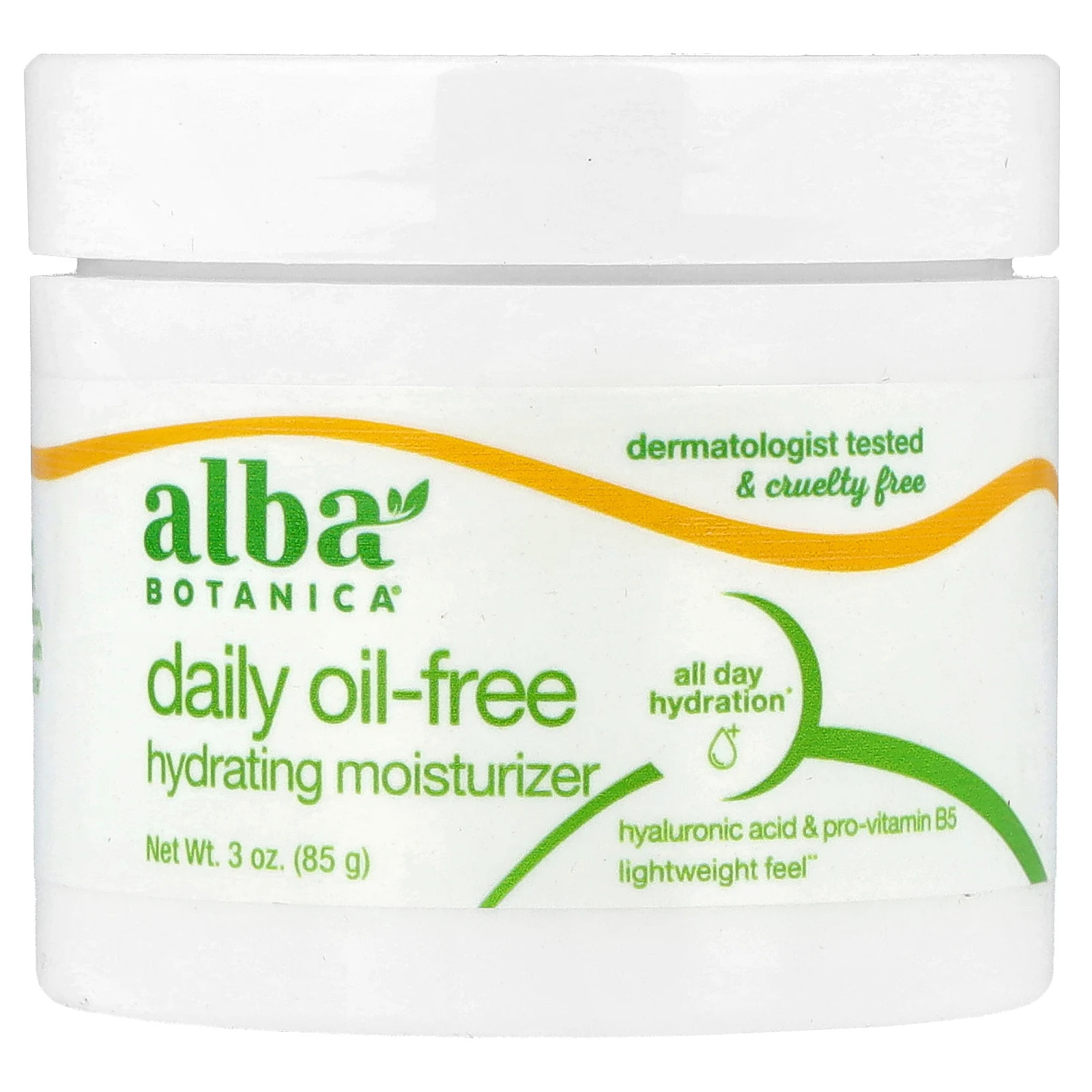 Alba Botanica Aloe Green Tea Увлажняющий крем без масла 3 унции 85 г Гипоаллергенный