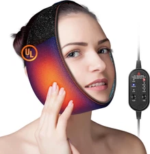 Heating Pad for TMJ Relief, USB Electric Washable Jaw Heating Pad with 3 Heat an