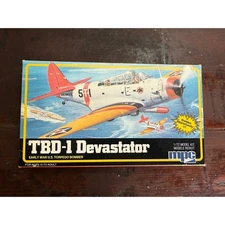 MPC 1/72 TBD-1 Devastator Early War US Navy Torpedo Bomber Model Kit 1-4111