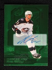 2024-25 Skybox Metal Universe Green Auto 8/10 Adam Fantilli #8