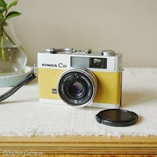   Serviced   Konica C35 E L 35mm Full Frame Film Camera From Japan