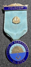 Masonic Founders Jewel-LODGE OF RENAISSANCE-9724
