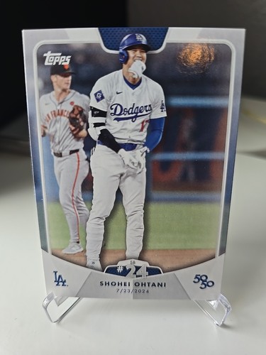 2024 Topps 50/50: Shohei Ohtani #54 Shohei Ohtani SB #24 Los Angeles Dodgers!