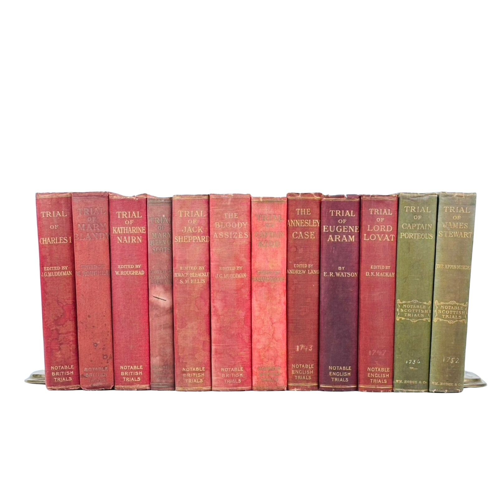 Notable British, English & Scottish Trials - 12 Volume Set - Edwardian Era